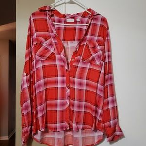 NY & Co plaid flannel